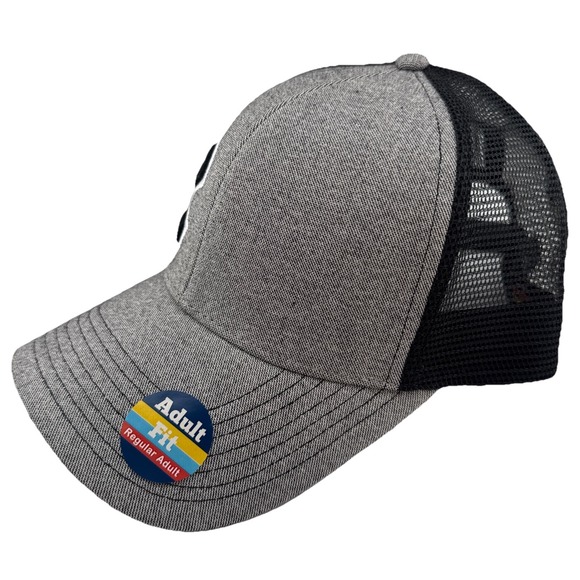 Yo Colorado Black and Gray Mesh Snapback Baseball Trucker Hat Adult Fit - Picture 3 of 8